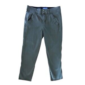 Democracy Ab Technology Crop Jean Size 8 Green Stretch‎ Slimming Tummy Control